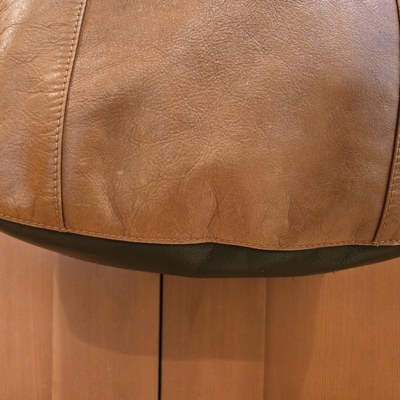 Hammitt Daniel Cognac/Black Leather Medium Handbag - Picture 9 of 16